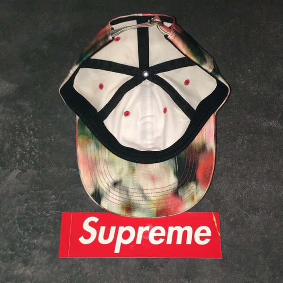 SUPREME X LIBERTY FABRIC 6 PANEL FLORAL HAT CAP NEW UNISEX SNAPBACK box logo - Picture 5 of 7